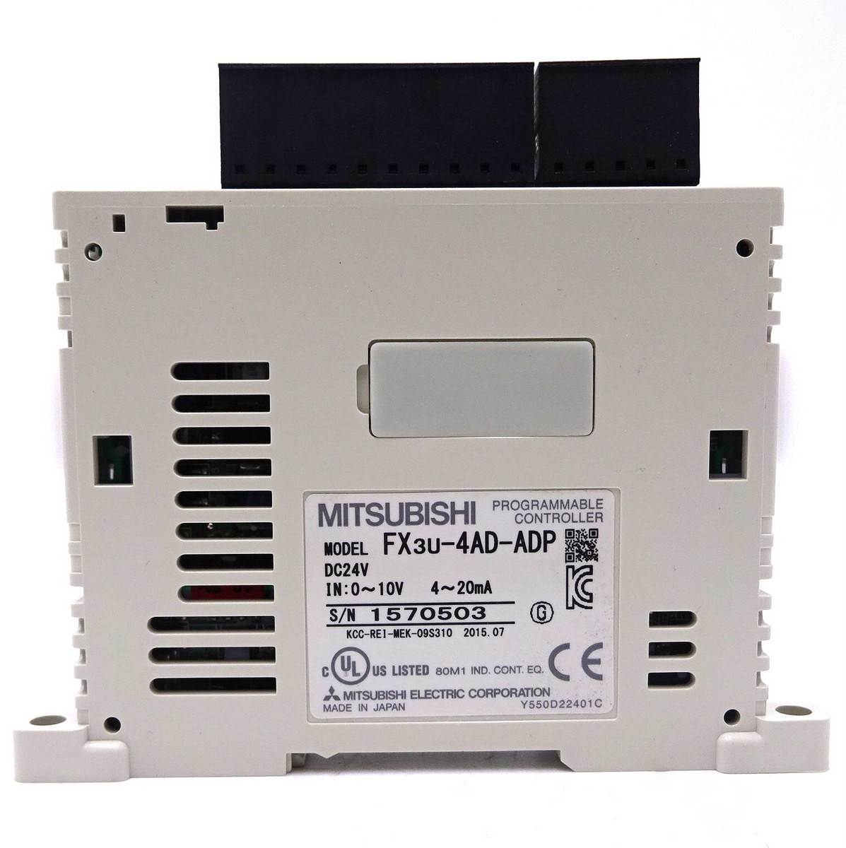三菱電機 FXシーケンサ アナログ入力アダプタ アナログ入力:4ch